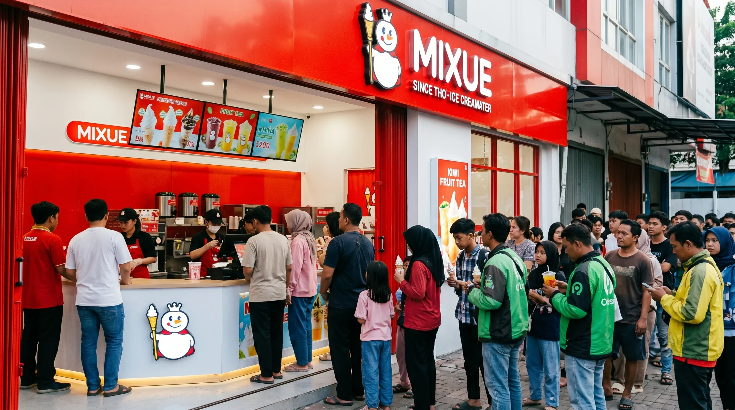 franchise kemitraan waralaba ice cream mixue