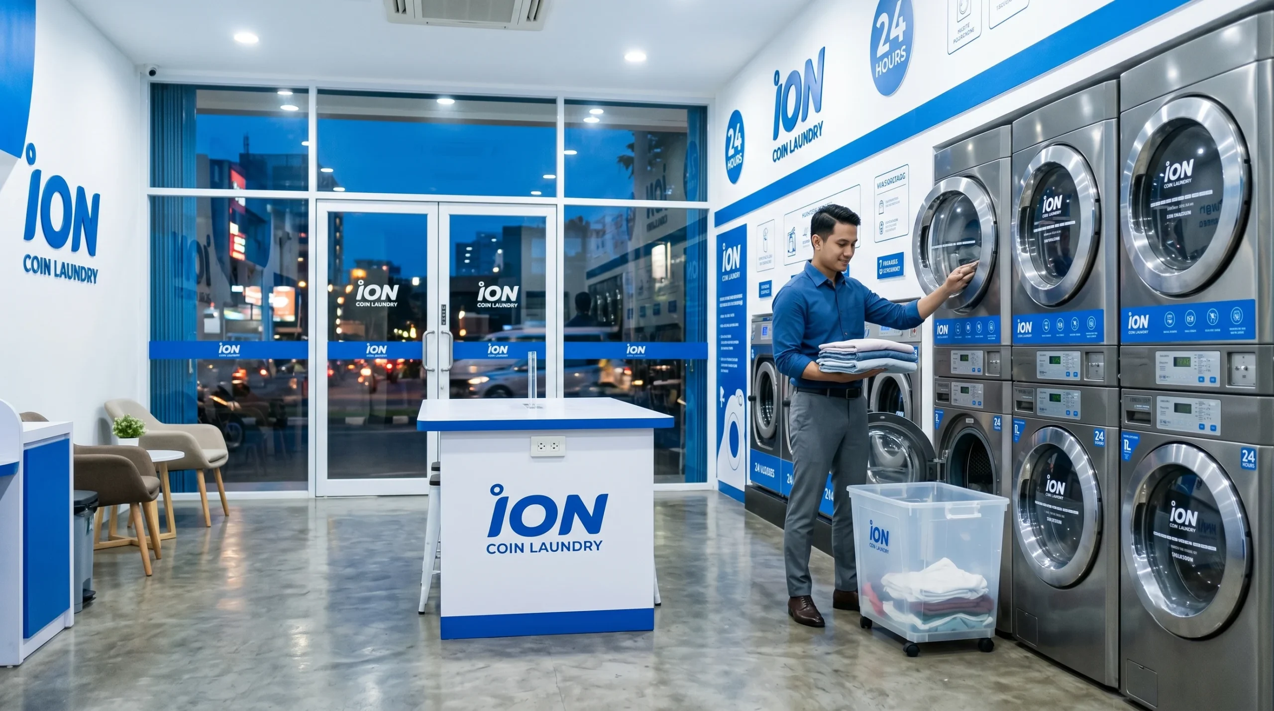 franchise kemitraan waralaba laundry coin ion