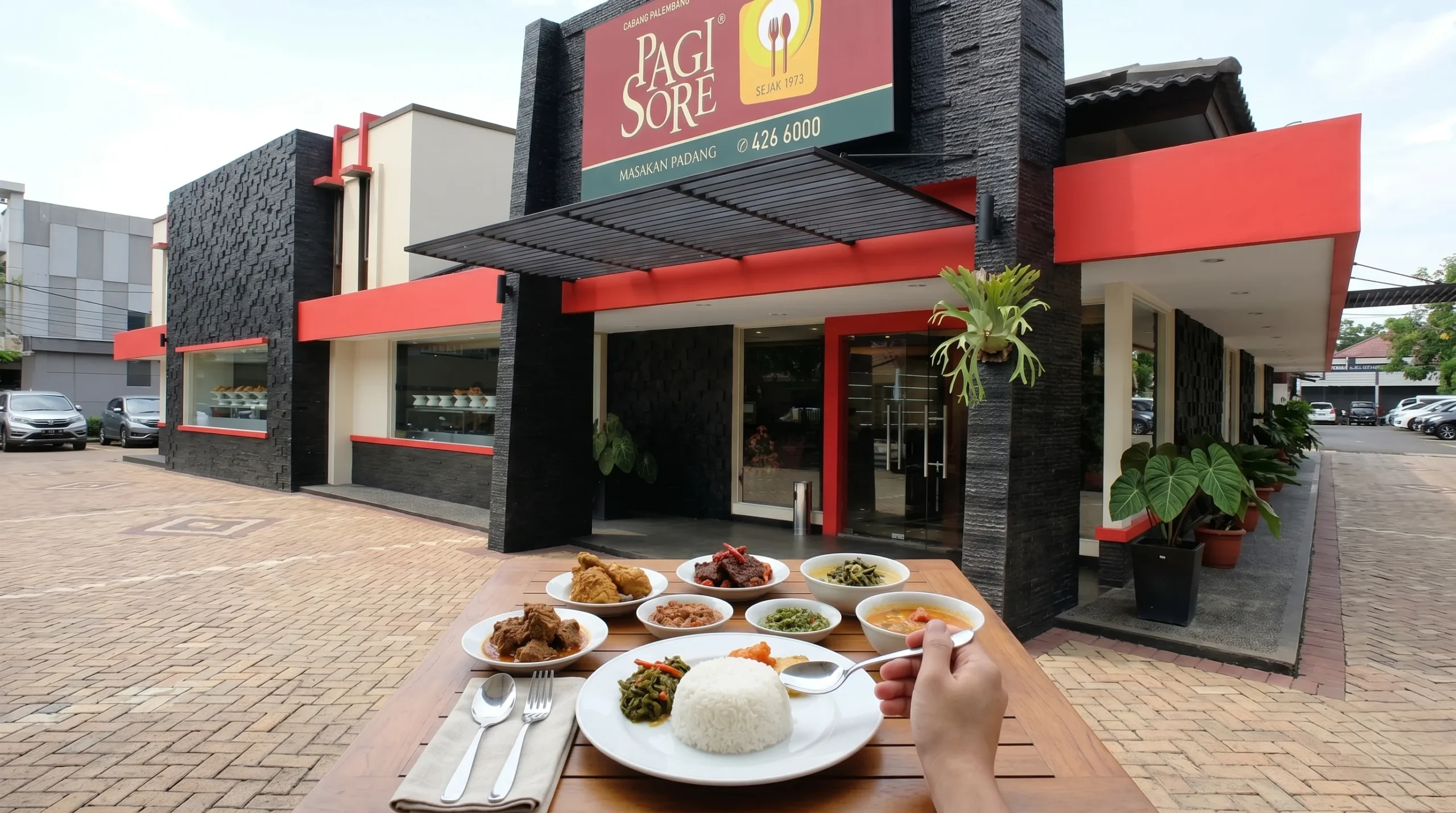 franchise kemitraan waralaba resto rumah makan padang minang pagi sore