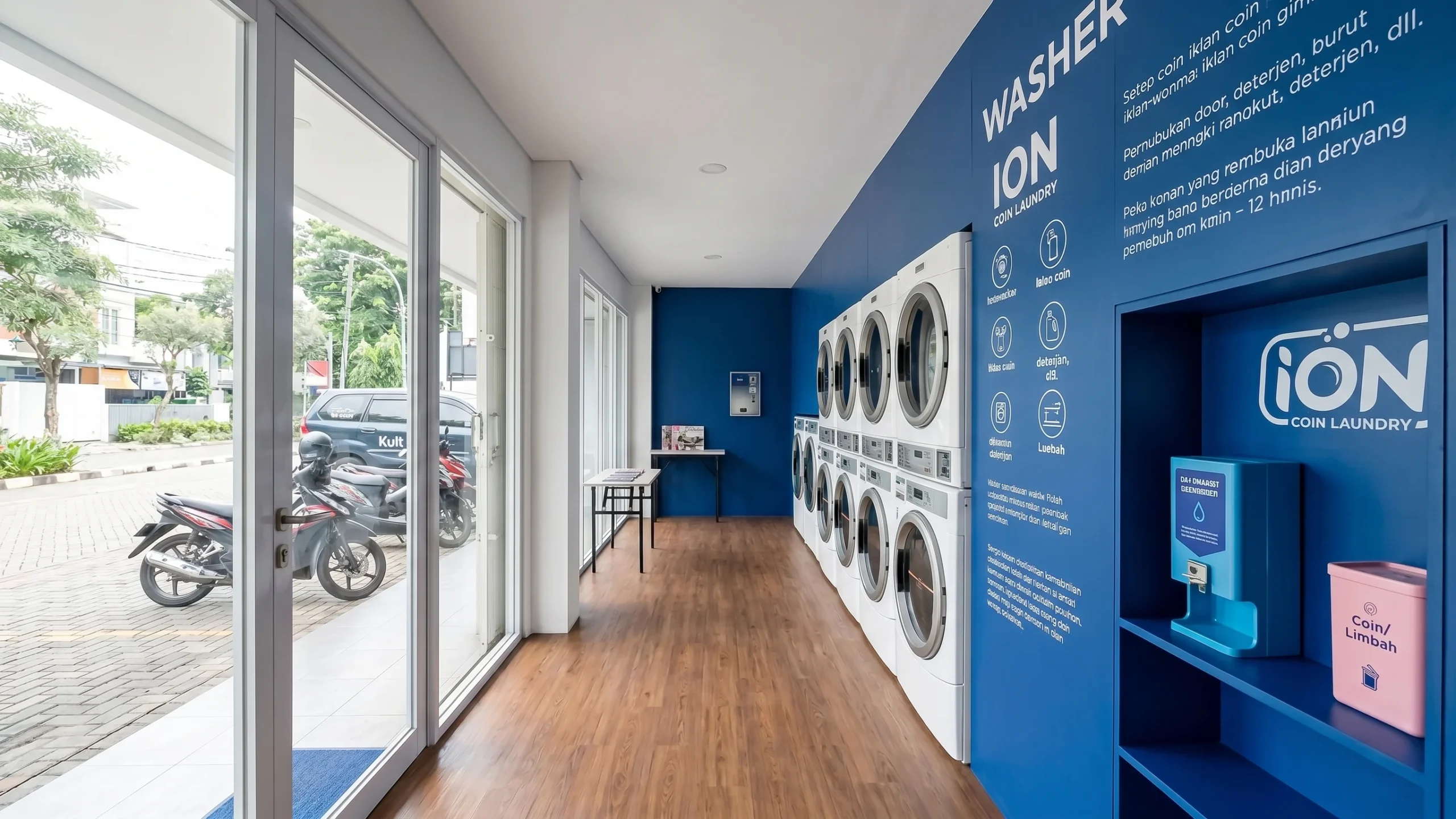 franchise kemitraan waralaba laundry coin ion